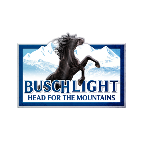 Busch Light Horse Metal Sign