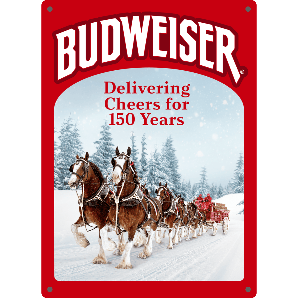 Budweiser 150th Winter Clydesdale Tin Tackers - Image 2